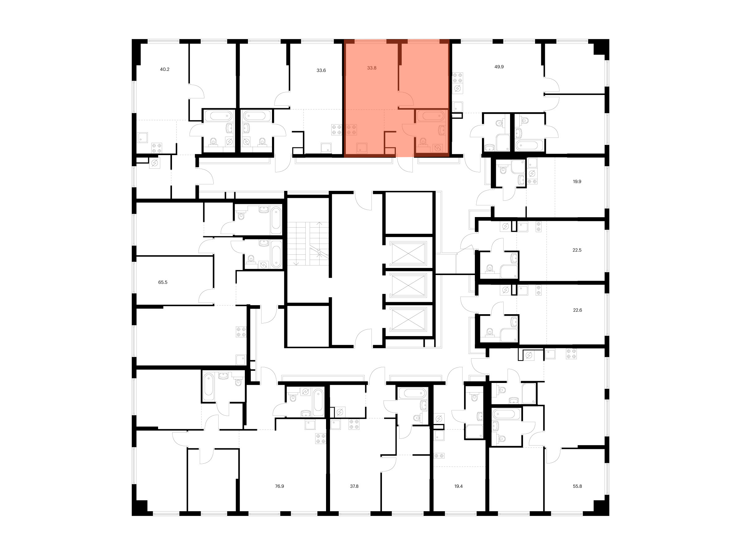 1-комнатная квартира, 33.8 кв.м, Плеханова 11 , изображение-2