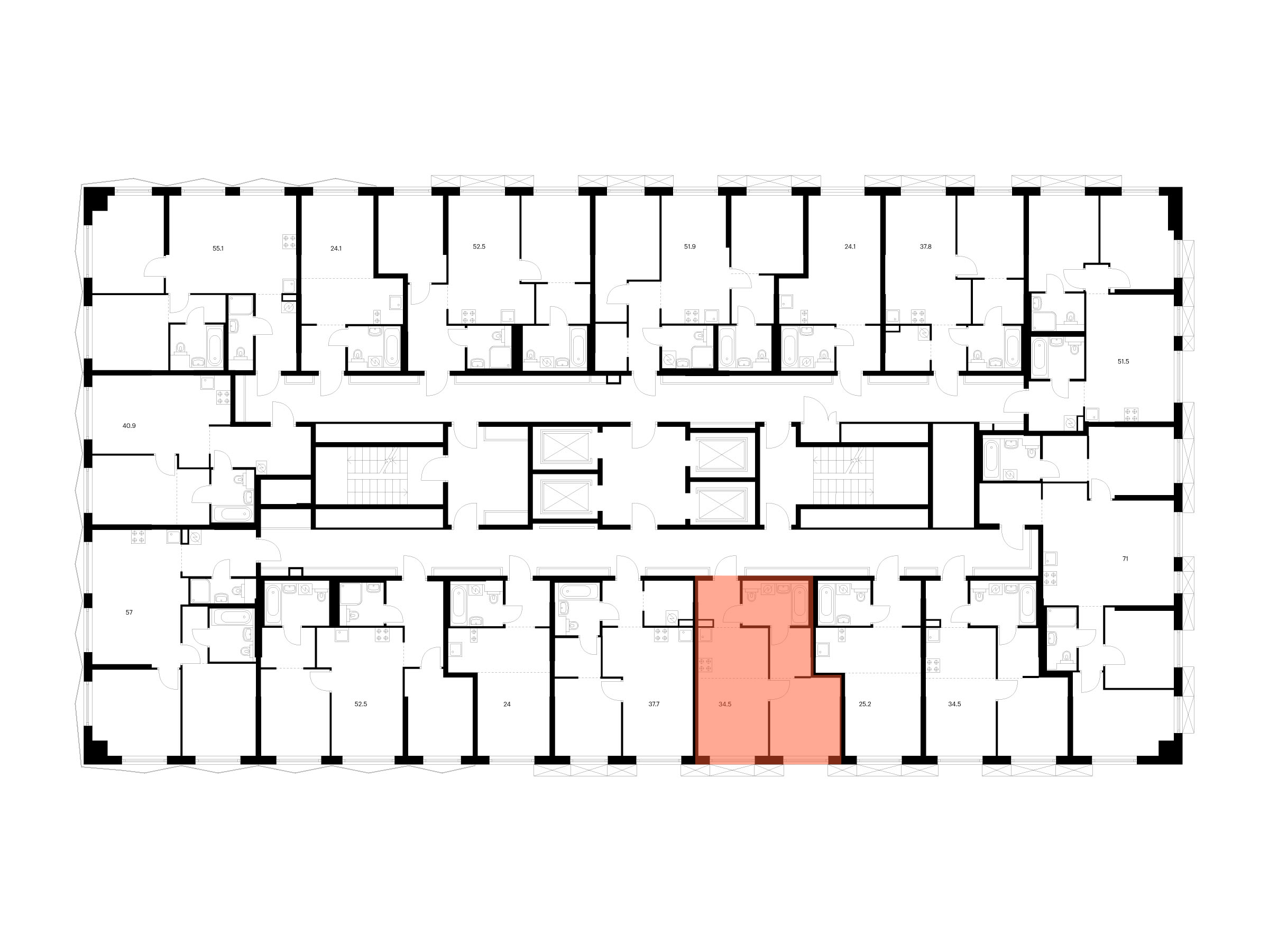 1-комнатная квартира, 34.5 кв.м, Плеханова 11 , изображение-2