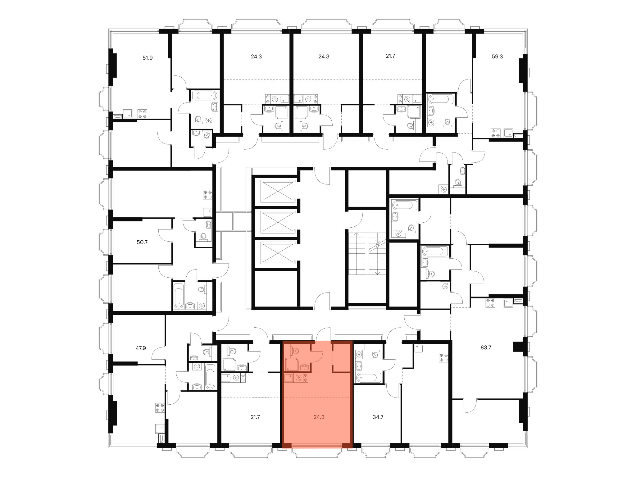 24.3 кв.м, 2-й Иртышский, изображение-2