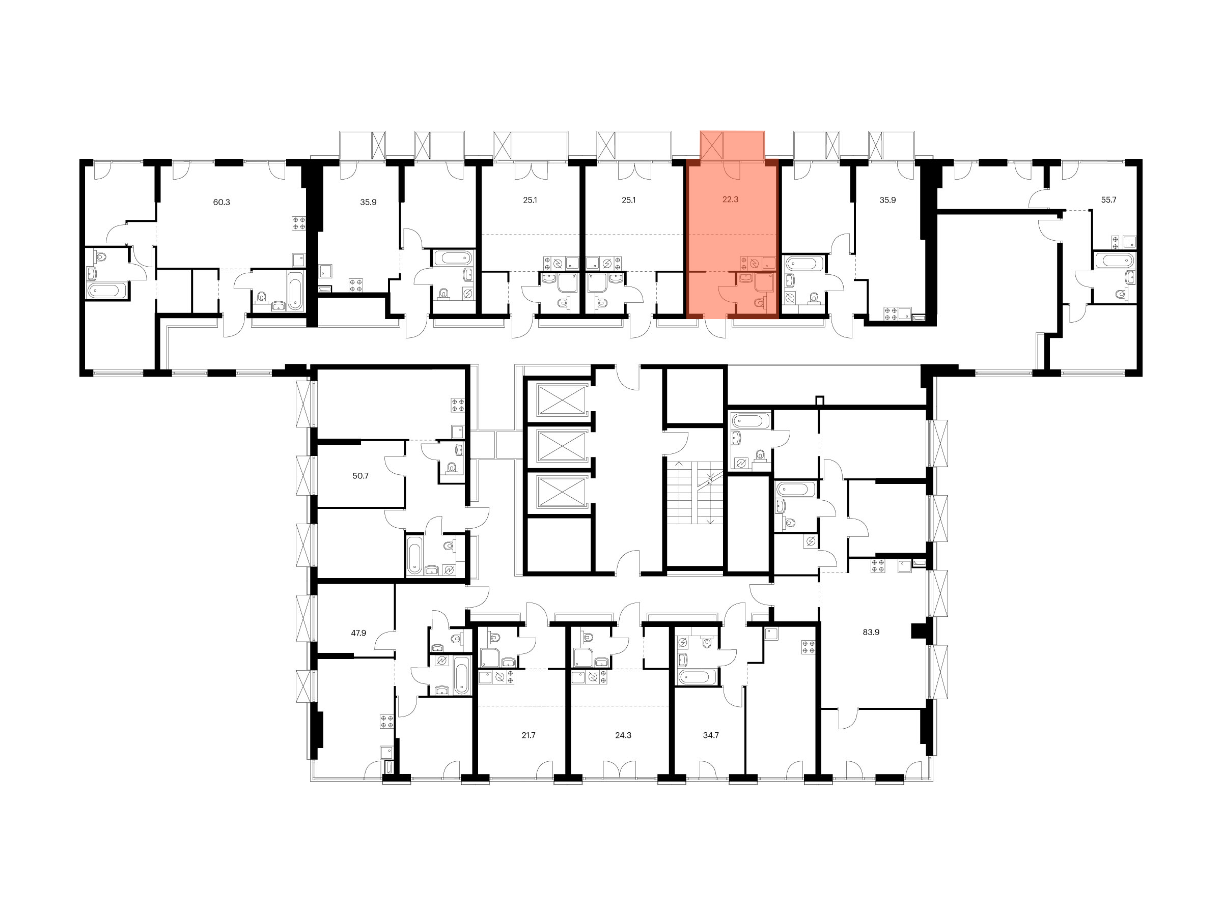 22.3 кв.м, 2-й Иртышский, изображение-2