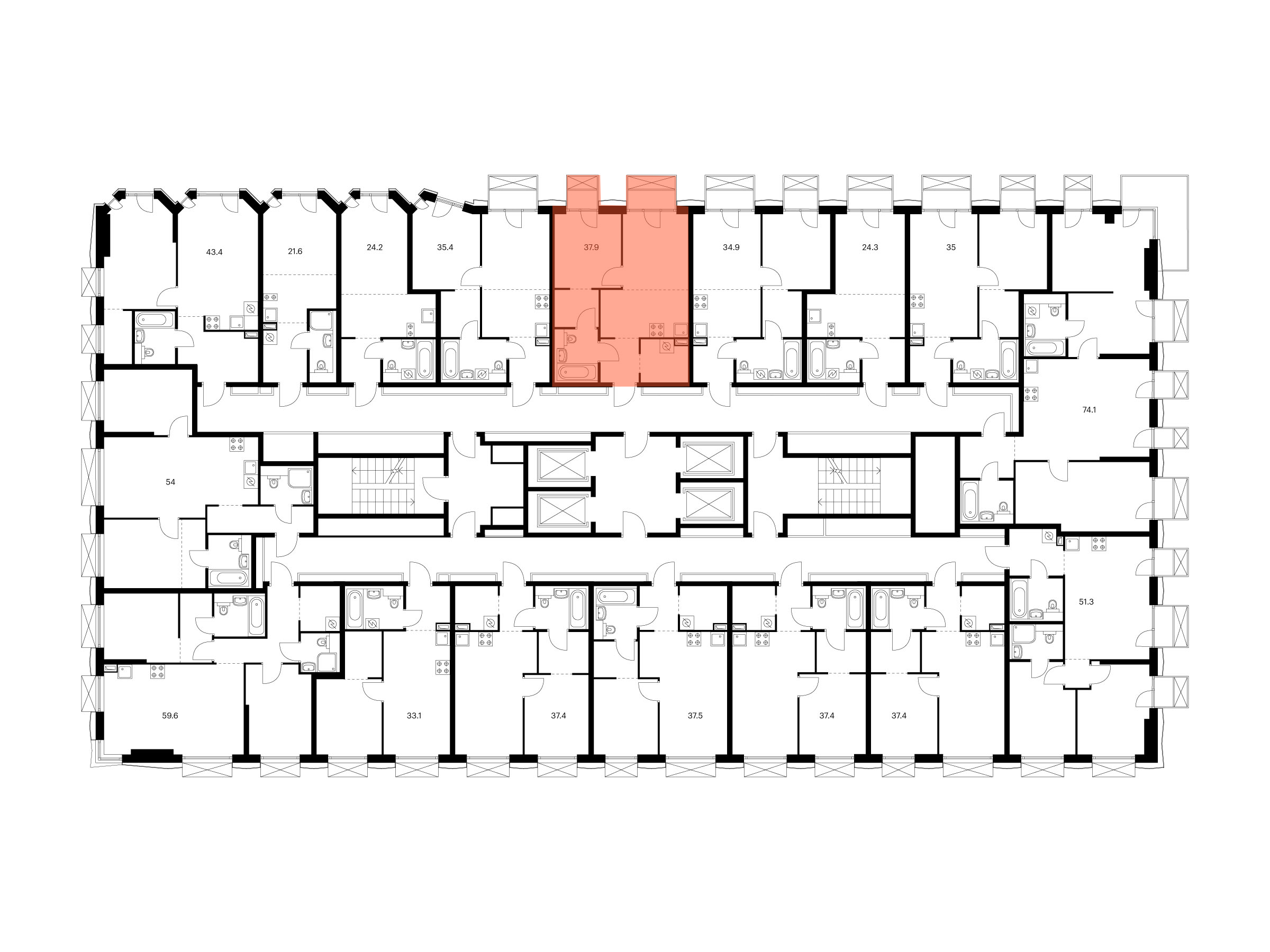 1-комнатная квартира, 37.9 кв.м, 2-й Иртышский, изображение-2