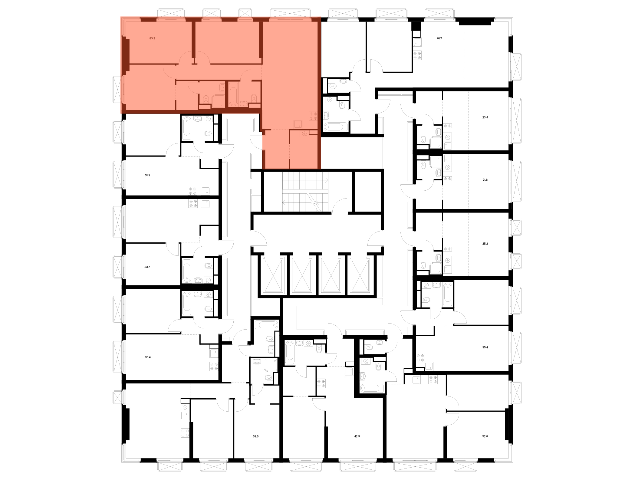 3-комнатная квартира, 83.3 кв.м, 2-й Иртышский, изображение-2