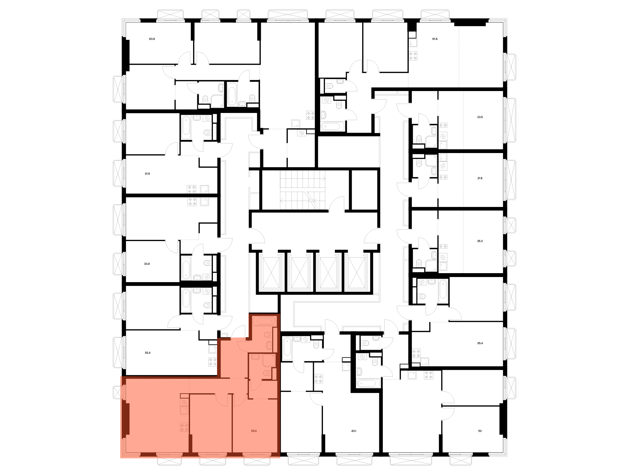 2-комнатная квартира, 59.9 кв.м, 2-й Иртышский, изображение-2