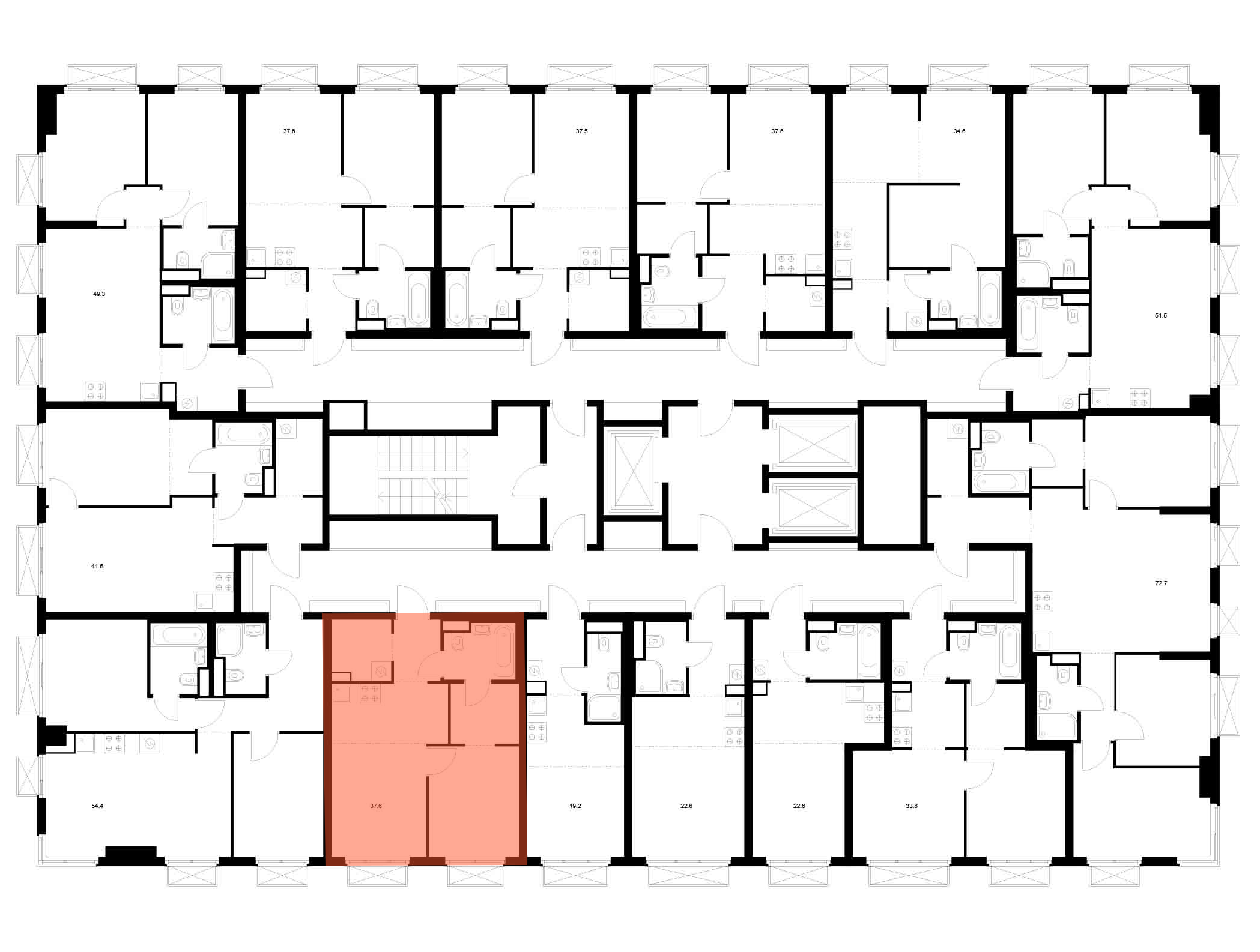 1-комнатная квартира, 37.6 кв.м, 2-й Иртышский, изображение-2