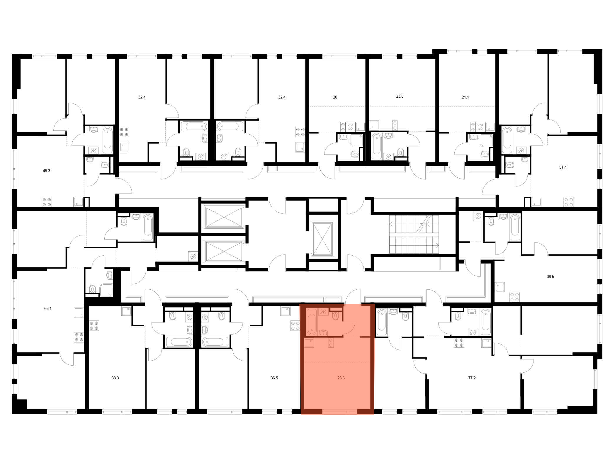 23.6 кв.м, Ярославский квартал, изображение-2