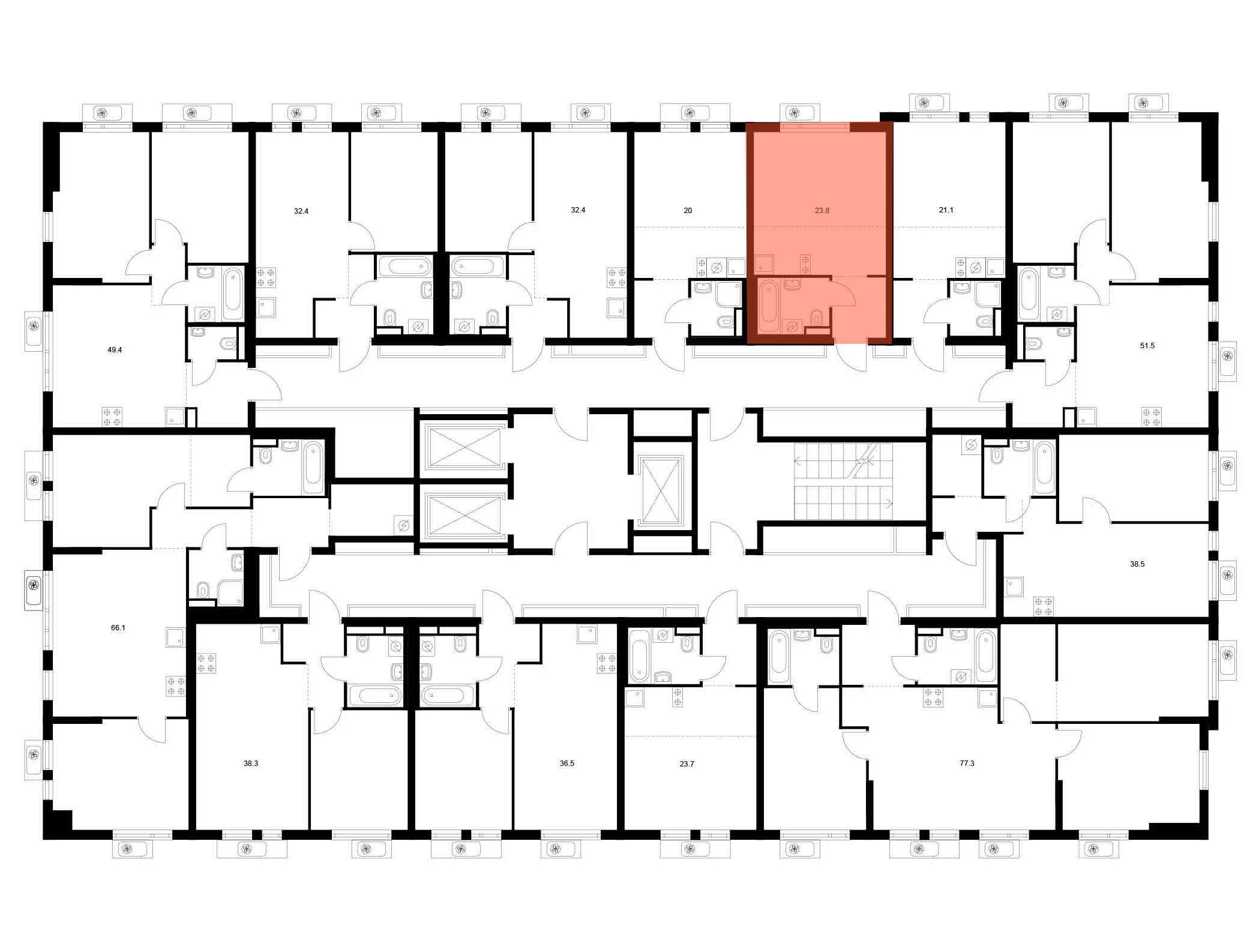 23.8 кв.м, Ярославский квартал, изображение-2