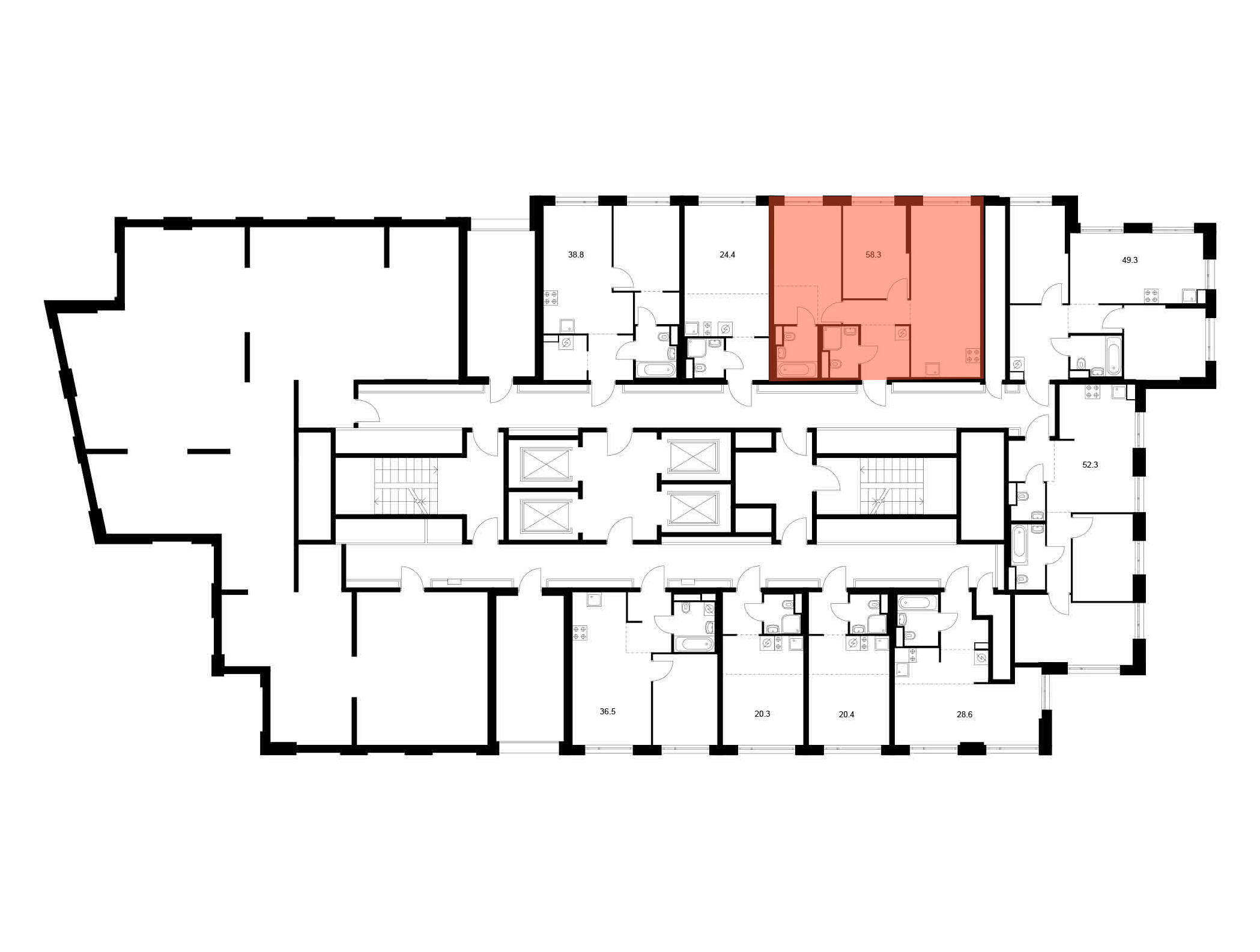 2-комнатная квартира, 58.3 кв.м, 2-й Иртышский, изображение-2