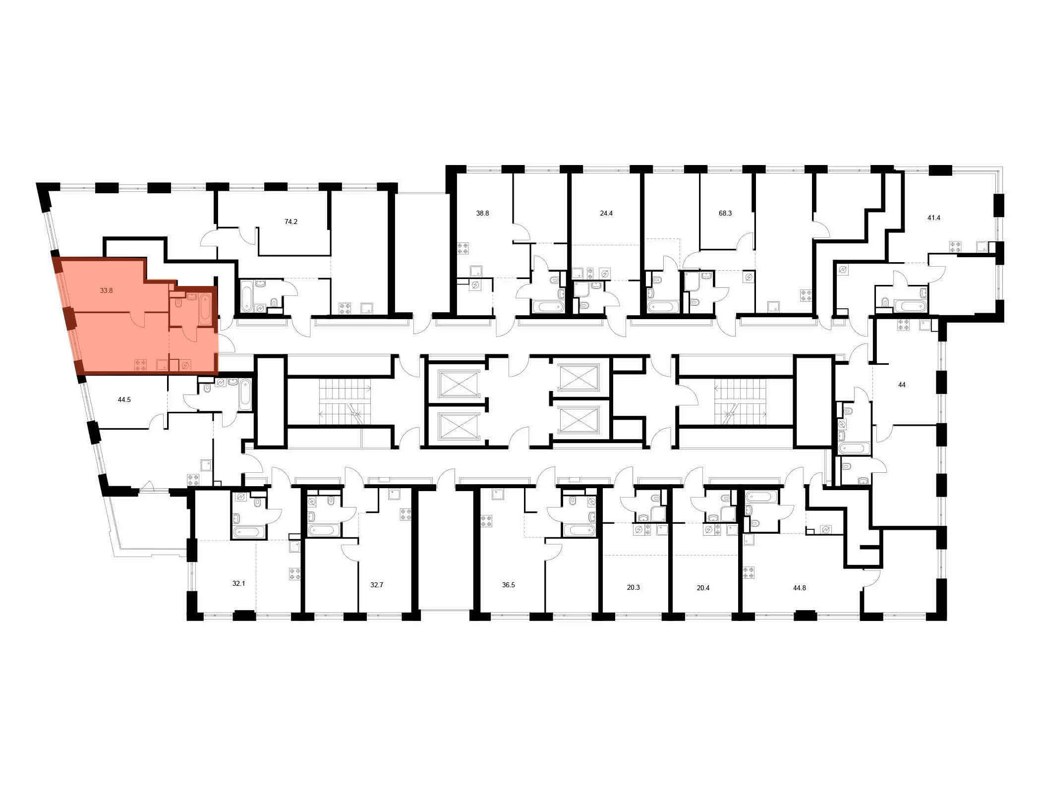 1-комнатная квартира, 33.8 кв.м, 2-й Иртышский, изображение-2