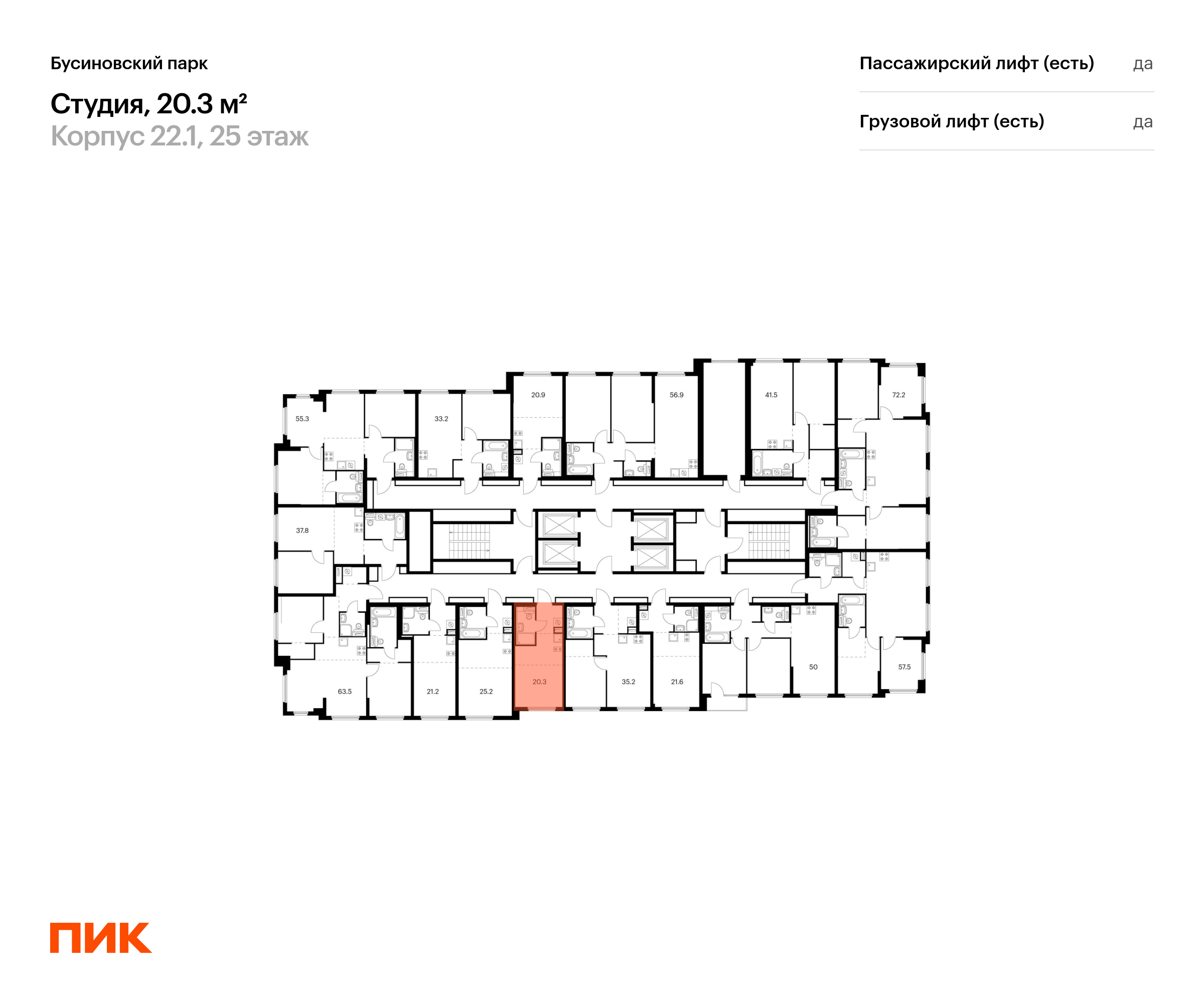 20.3 кв.м, Бусиновский парк, изображение-2