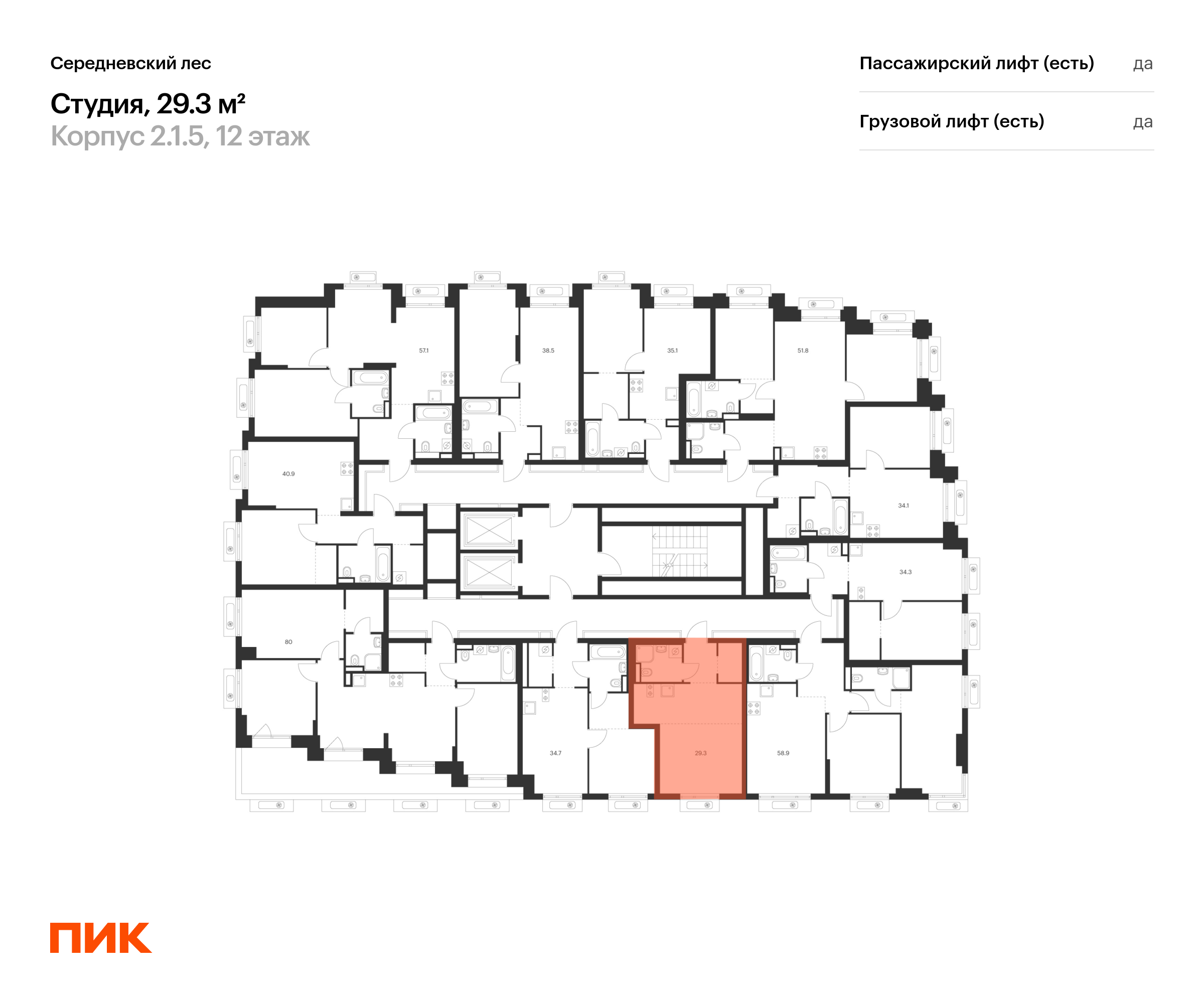 29.3 кв.м, Середневский лес, изображение-2