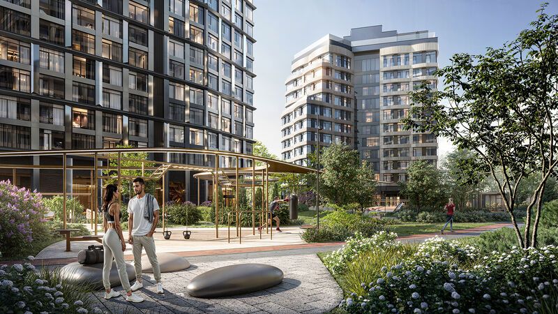 4х-комнатная квартира в ЖК Остров