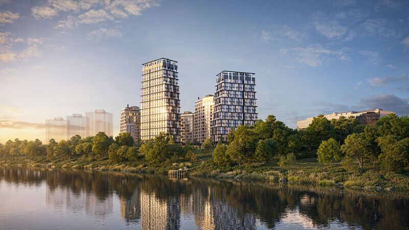 2х-комнатная квартира в ЖК Остров