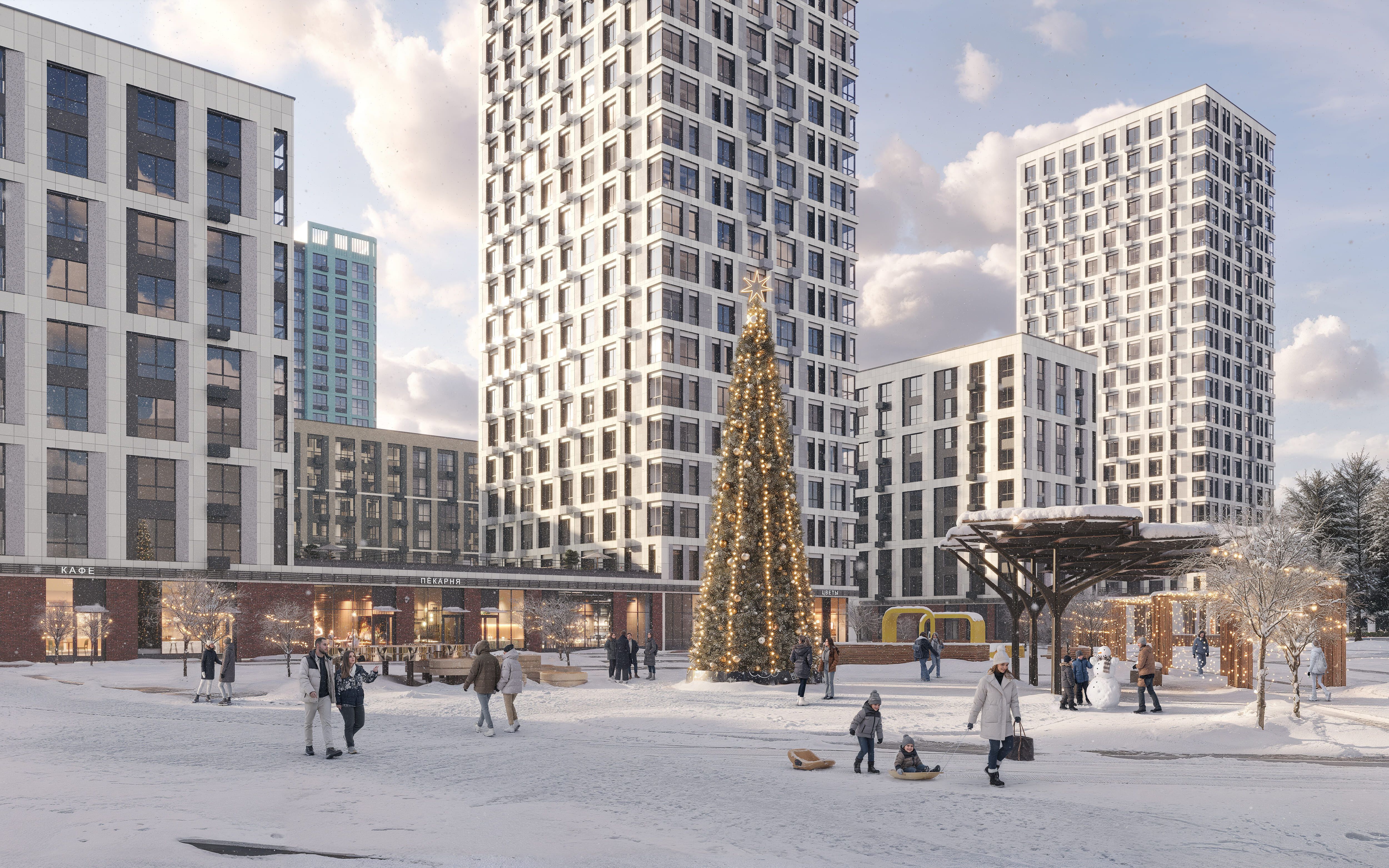 2-комнатная квартира, 40.4 кв.м, ЖК «Бунинские кварталы», изображение-2 2-комнатная квартира, 40.4 кв.м, ЖК «Бунинские кварталы», изображение-2