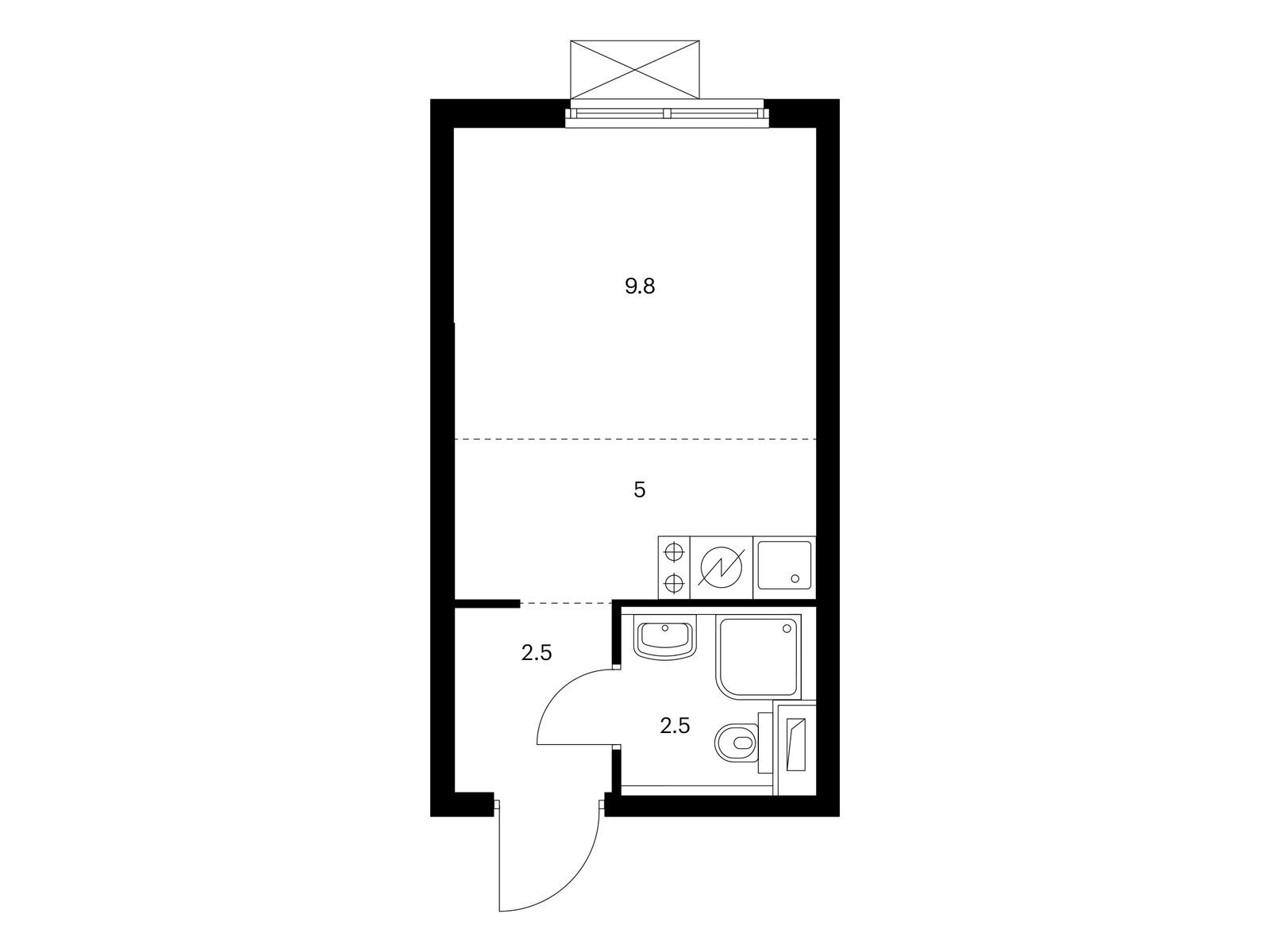 19.8 кв.м, Одинцово-1