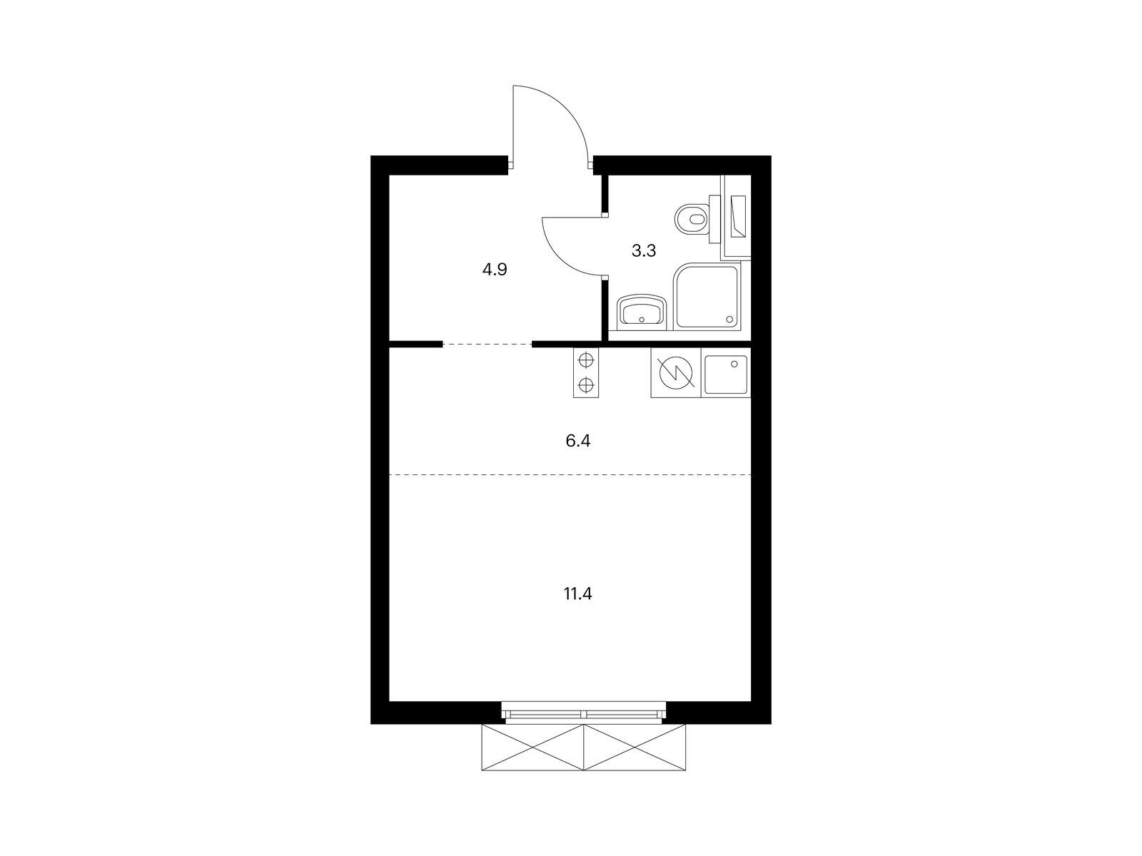 26 кв.м, Холланд парк