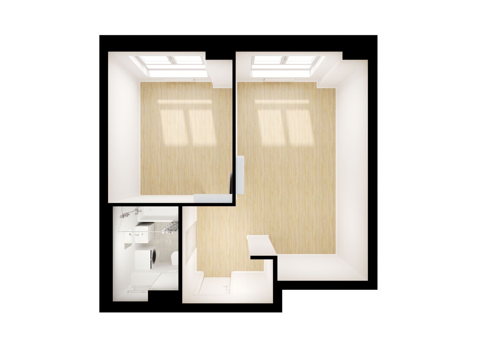 1-комнатная квартира, 40.4 кв.м, Полярная 25