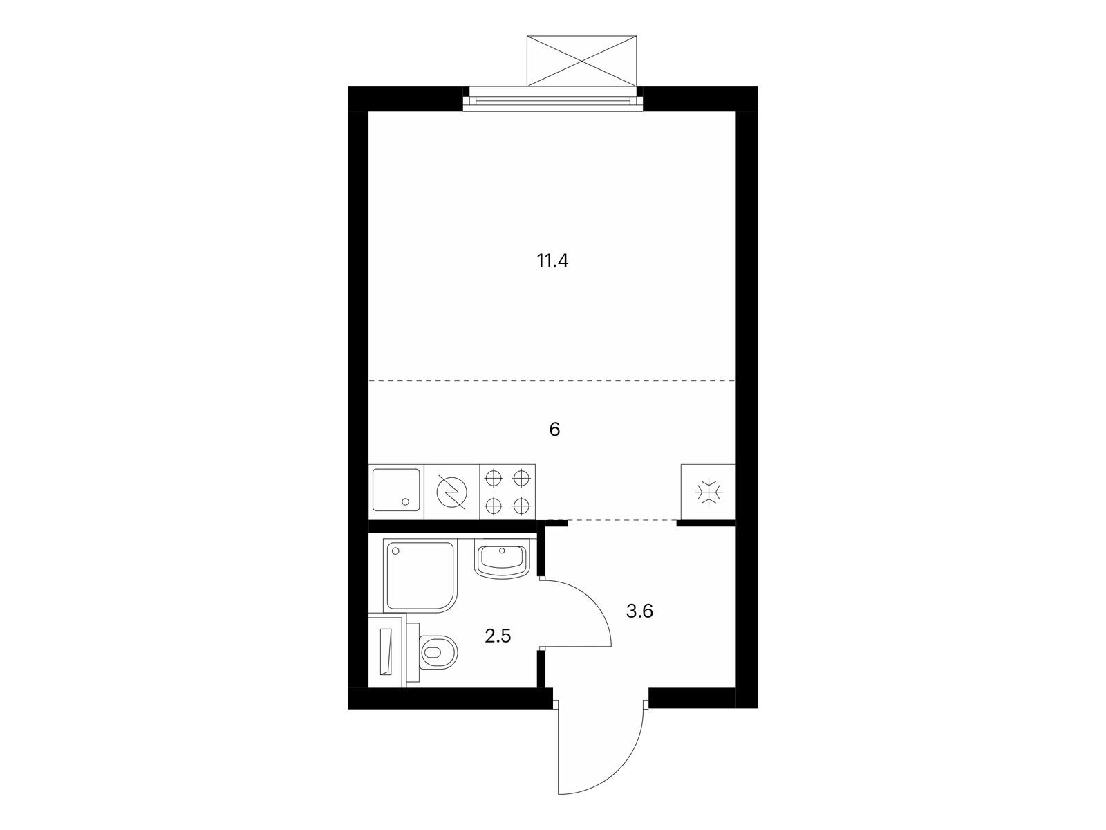 23.5 кв.м, Ярославский квартал