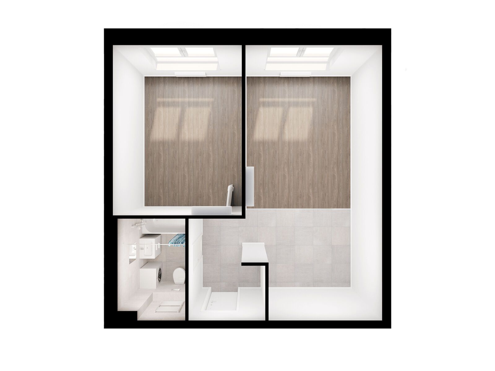 1-комнатная квартира, 43 кв.м, Вангарден