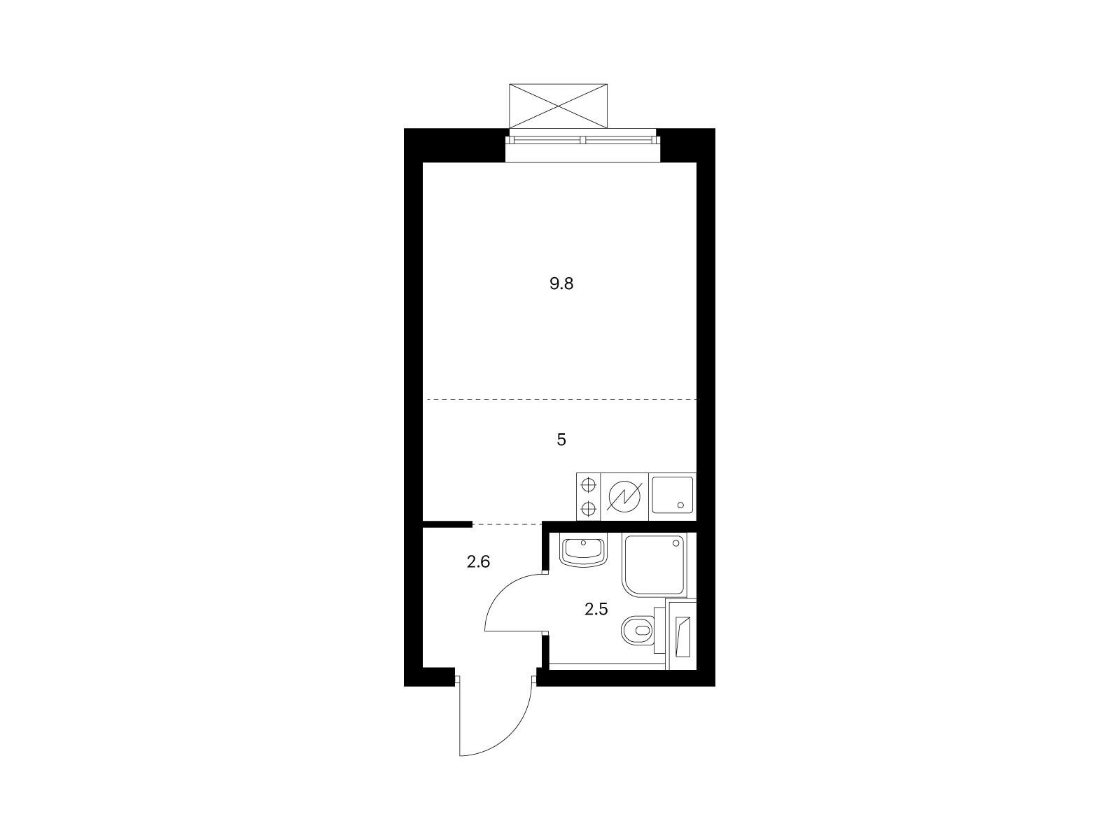 19.9 кв.м, Одинцово-1