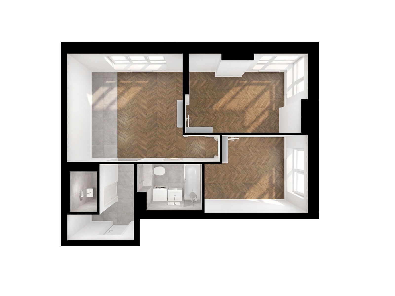 2-комнатная квартира, 51.3 кв.м, Новое Очаково