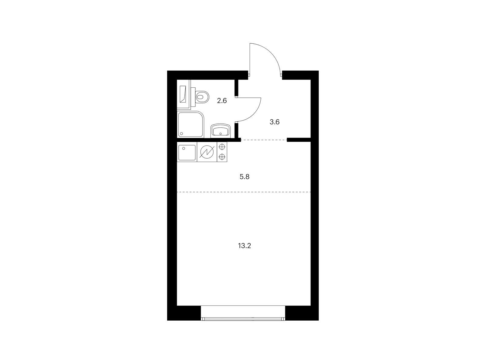 25.2 кв.м, Полар